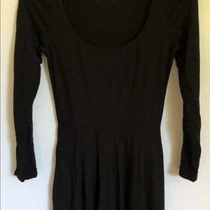 Reformation classic black dress.